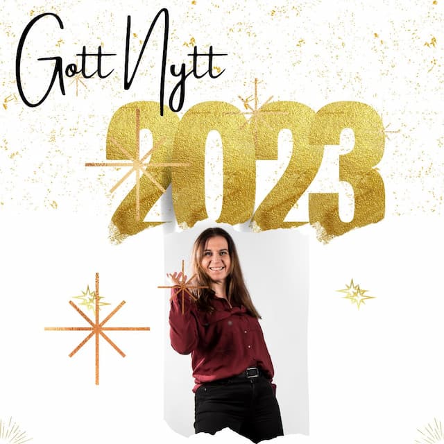 Ett riktigt Gott Nytt År önskar jag dig.